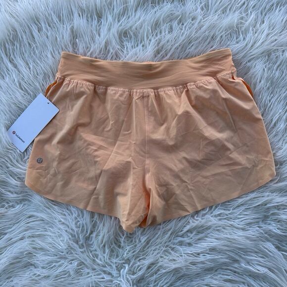 Lululemon Fast and Free High-Rise Classic-Fit Split Short 3" Rock Melon Large - Picture 6 of 11